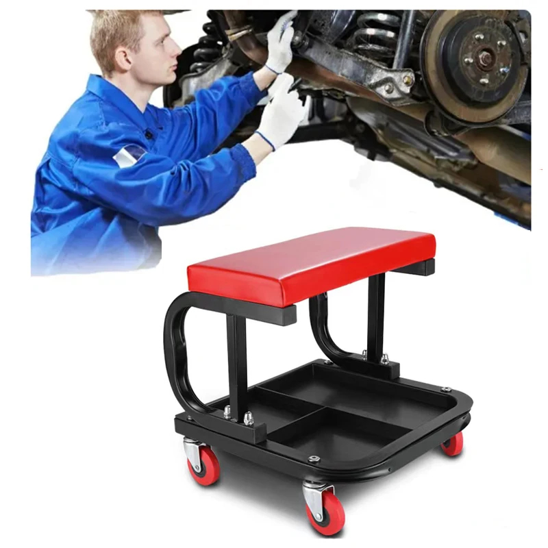 Tools Mechanical Workshop - ถาดใส่เครื่องมือซ่อมรถยนต์แบบหนัก ทนทาน ใช้ได้กับงานซ่อมทั่วไป พร้อมล้อเลื่อนสำหรับช่างซ่อมในโรงรถ ใช้เก็บกล่องเครื่องมือ