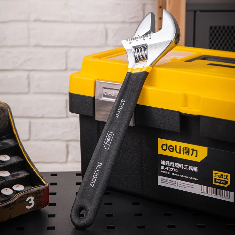 Car Workshop Tools And Equipment - Deli ประแจปรับรถจักรยานประแจ DIP พลาสติกเหล็กคาร์บอน Universal Spanner
