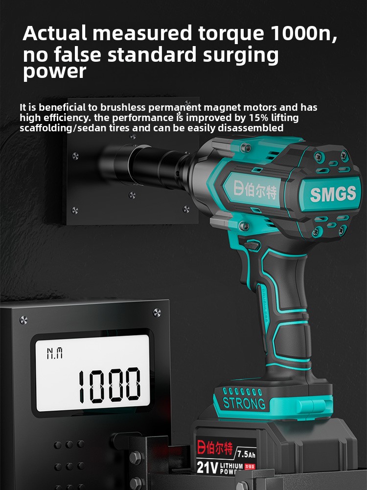 Tools Qcc - ประแจบลัชเลสไฟฟ้าแรงดัน 110V/220V สำหรับงานหนัก แรงบิดสูง สำหรับซ่อมรถยนต์ พร้อมที่ชาร์จ