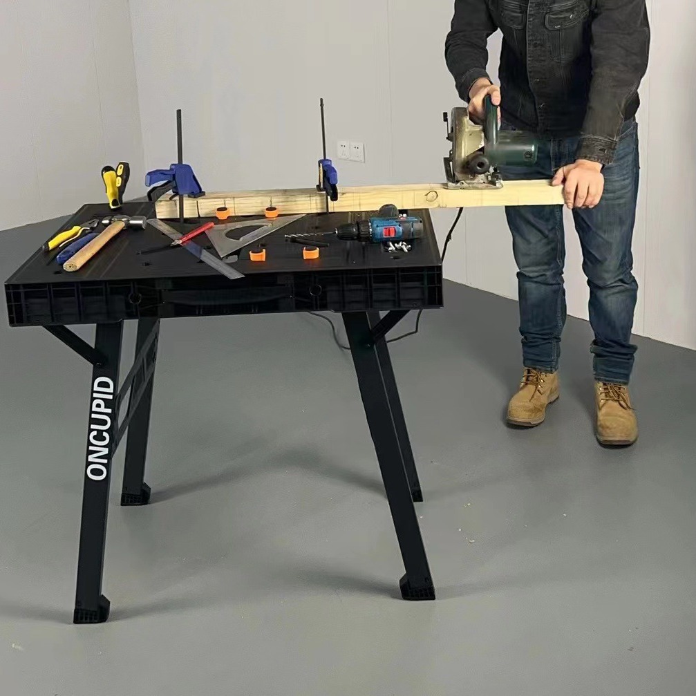 โต๊ะทำงานพับได้แบบพกพา ติดตั้ง - Workbench Portable Fold บทวิจารณ์และราคา