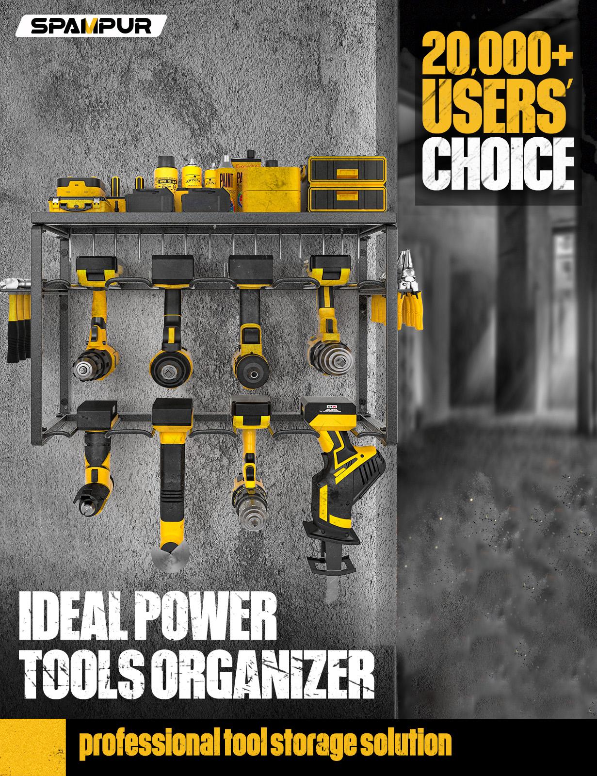 ชั้นวางเครื่องมือโลหะแบบแขวนผน - Power Tools In Workshop บทวิจารณ์และราคา