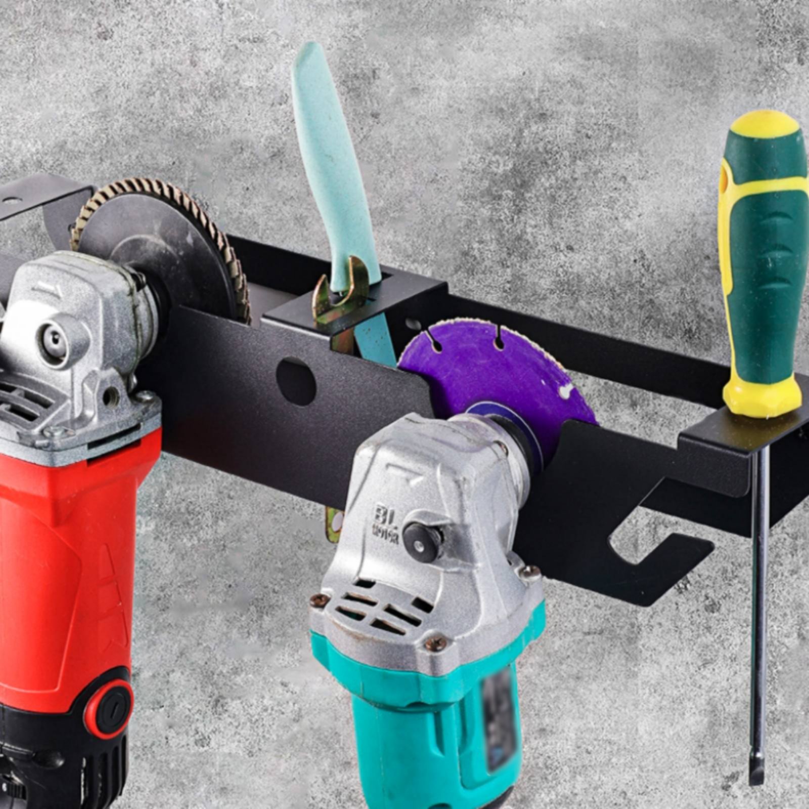 ชั้นวางเครื่องเจียร 4 ช่อง แบบ - Power Tools In Workshop บทวิจารณ์และราคา