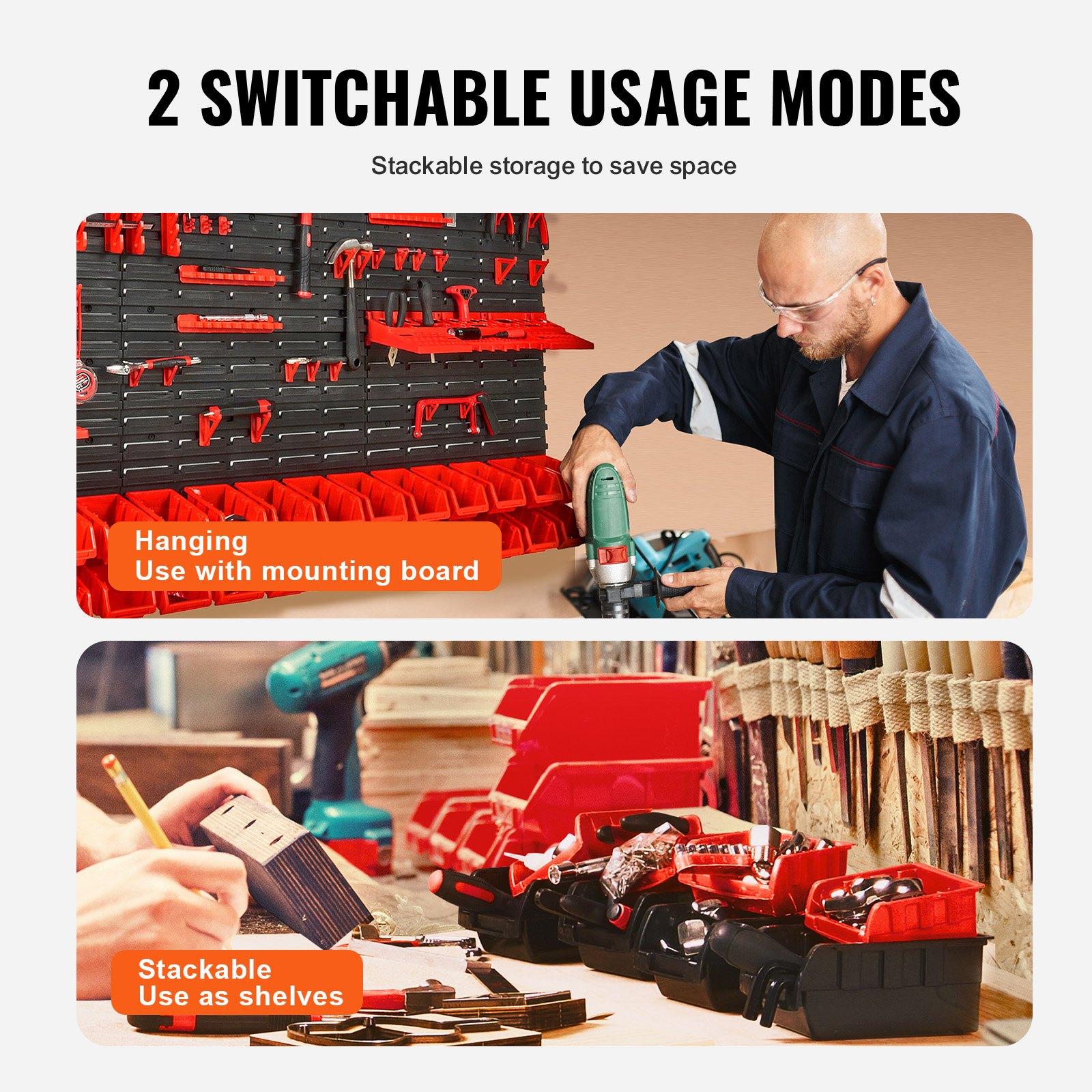 ชั้นวางของติดผนังแบบ 30 ช่องสำ - Workshop Tools Storage บทวิจารณ์และราคา