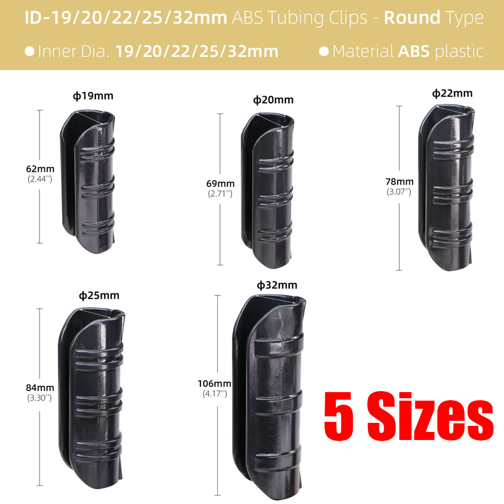 20-50PCS 19/20/22/25/28MM สวนอ - Pipe Clamp Bar บทวิจารณ์และราคา