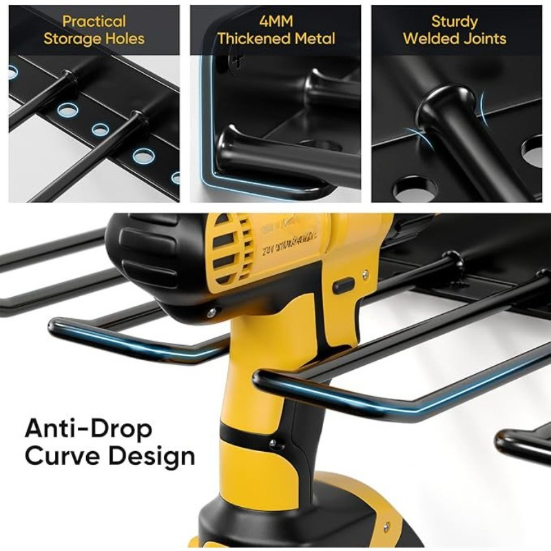 ชั้นวางเครื่องมือไฟฟ้าแบบติดผน - Power Tools In Workshop บทวิจารณ์และราคา