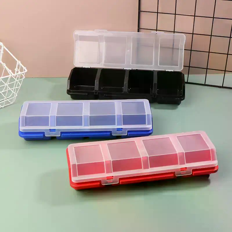 กล่องเก็บสกรูพลาสติก 4 ช่อง พร - Workshop Tools Storage บทวิจารณ์และราคา