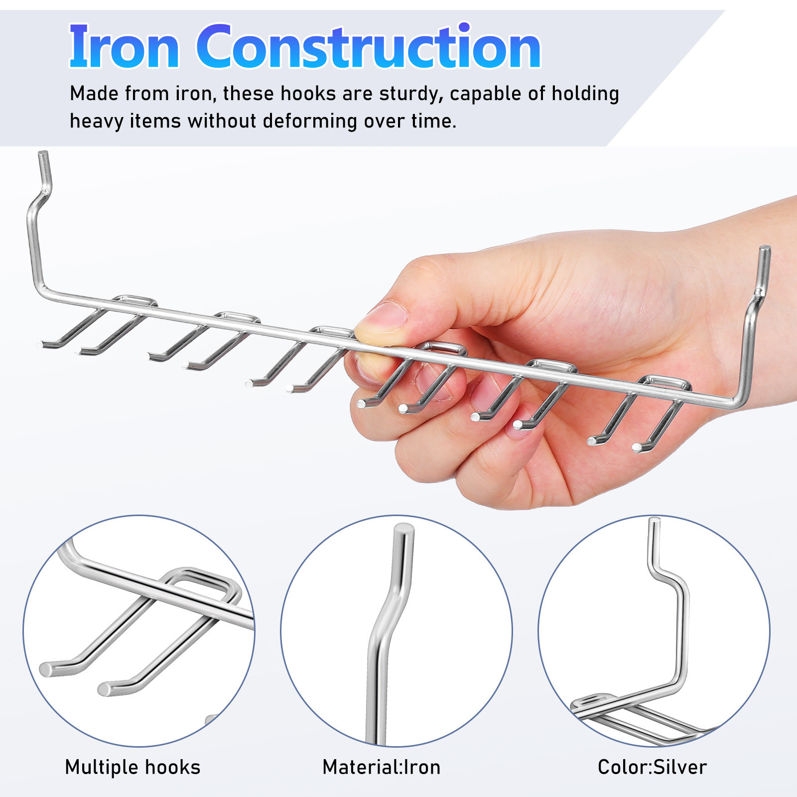 ตะขอแขวนเครื่องมือแบบสองหัว 2  - Workshop Tools Storage บทวิจารณ์และราคา