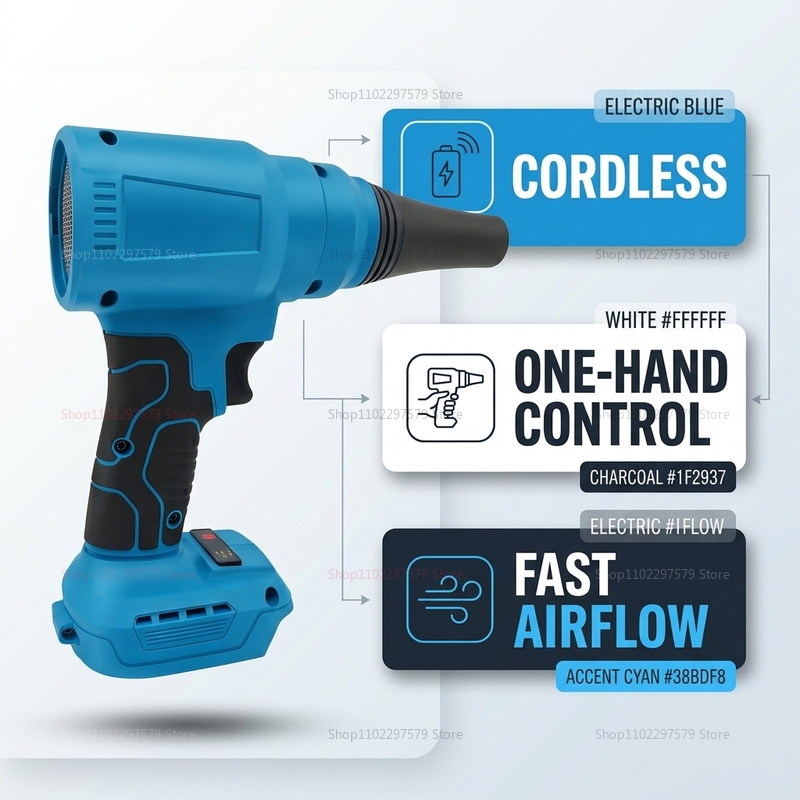 เครื่องเป่าลมไร้สาย 18V แบบไร้ - Power Tools In Workshop บทวิจารณ์และราคา
