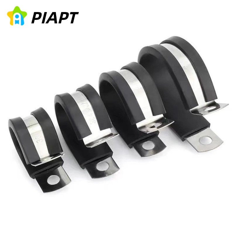 2/5/10PCS ยางเคลือบ P คลิปสายเ - Pipe Clamp Bar บทวิจารณ์และราคา