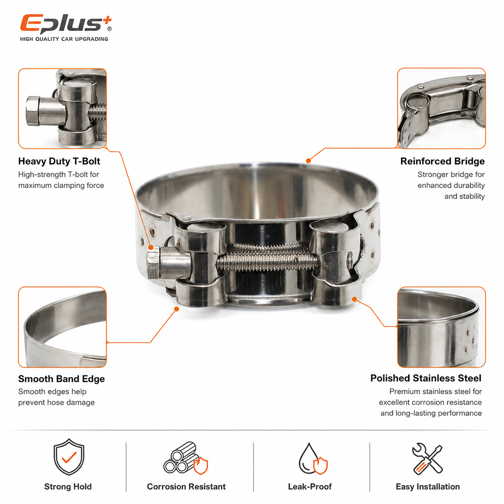 10 ชิ้น สแตนเลสสตีล ยูโรเปียนเ - Pipe Clamp Bar บทวิจารณ์และราคา